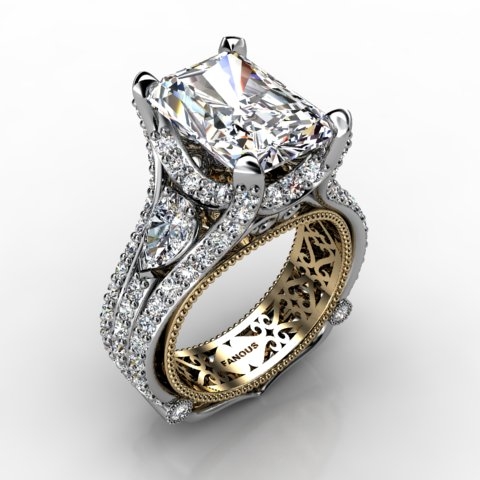 18k White Gold Engagement Ring 2.488ct - 1003084-18kw